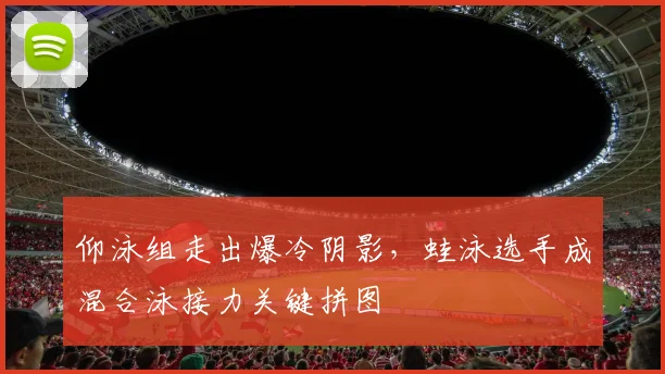 仰泳组走出爆冷阴影,蛙泳选手成混合泳接力关键拼图 - 88看球推荐