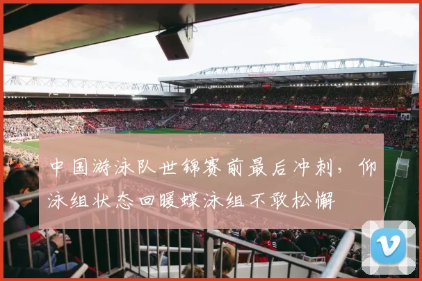 中国游泳队世锦赛前最后冲刺,仰泳组状态回暖蝶泳组不敢松懈 - 88看球推荐